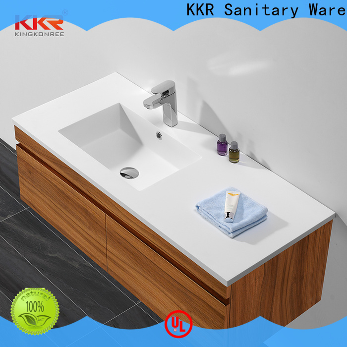 KingKonree readymade washbasin cabinets supplier for motel