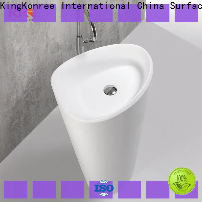 KingKonree thin freestanding basin manufacturer for bathroom