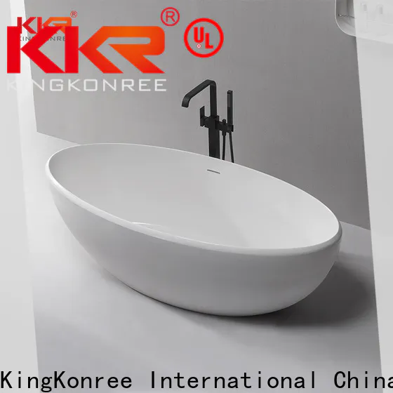 KingKonree resin stone bathtub OEM for hotel