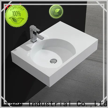 classic large wall hung basin customized for toilet