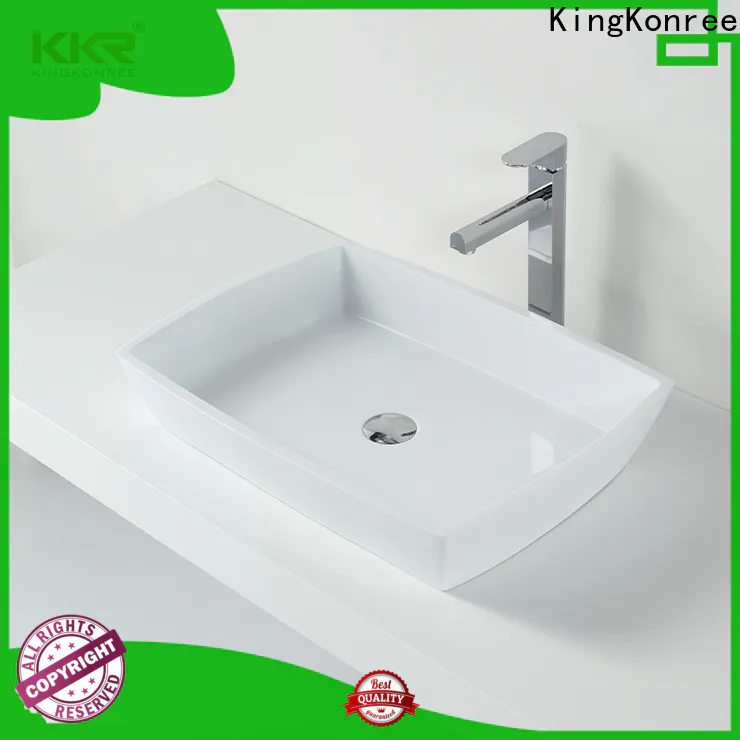 KingKonree top mount bathroom sink supplier for room