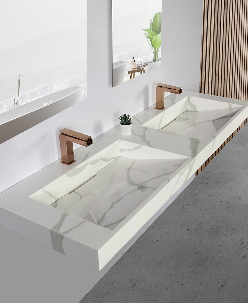 KingKonree furniture modern wall hung sink design for home-1