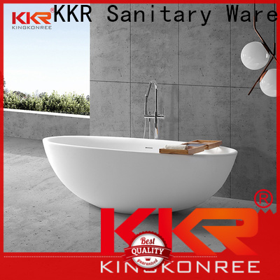 KingKonree hot selling round freestanding bathtub at discount for hotel