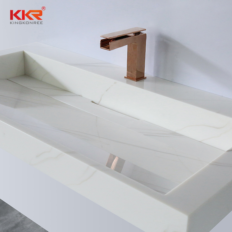 Artificial Stone Resin Basins Sink Acrylic Solid Surface Lavabo Bathroom Washbasin Wash Basin Sink KKR-M8818