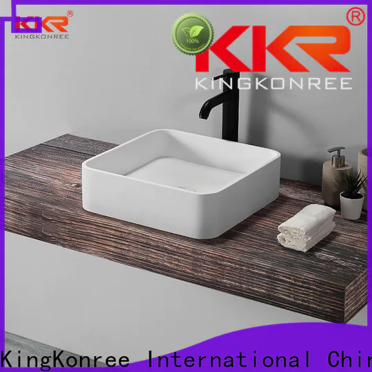 KingKonree vanity wash basin supplier for restaurant