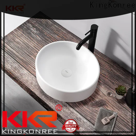KingKonree above counter vessel sink at discount for hotel