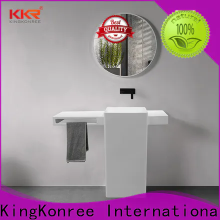 KingKonree standard freestanding bathroom basin factory price for bathroom