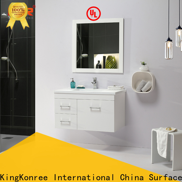 KingKonree sturdy toilet vanity cabinet supplier for motel