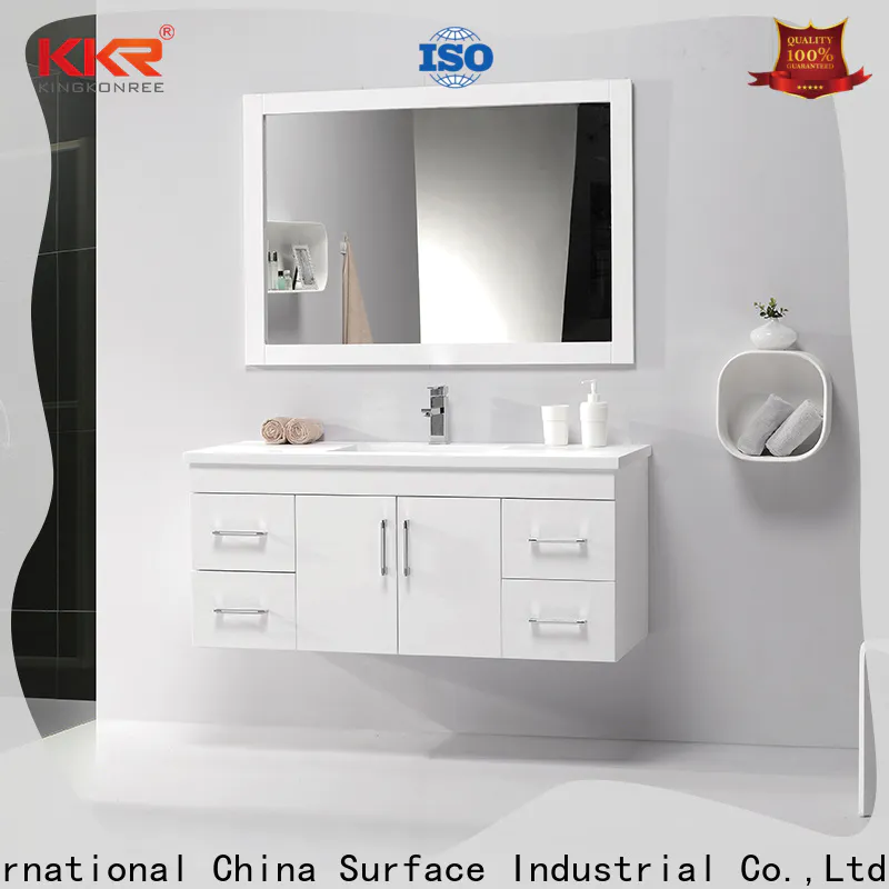KingKonree single vanity cabinet supplier for home