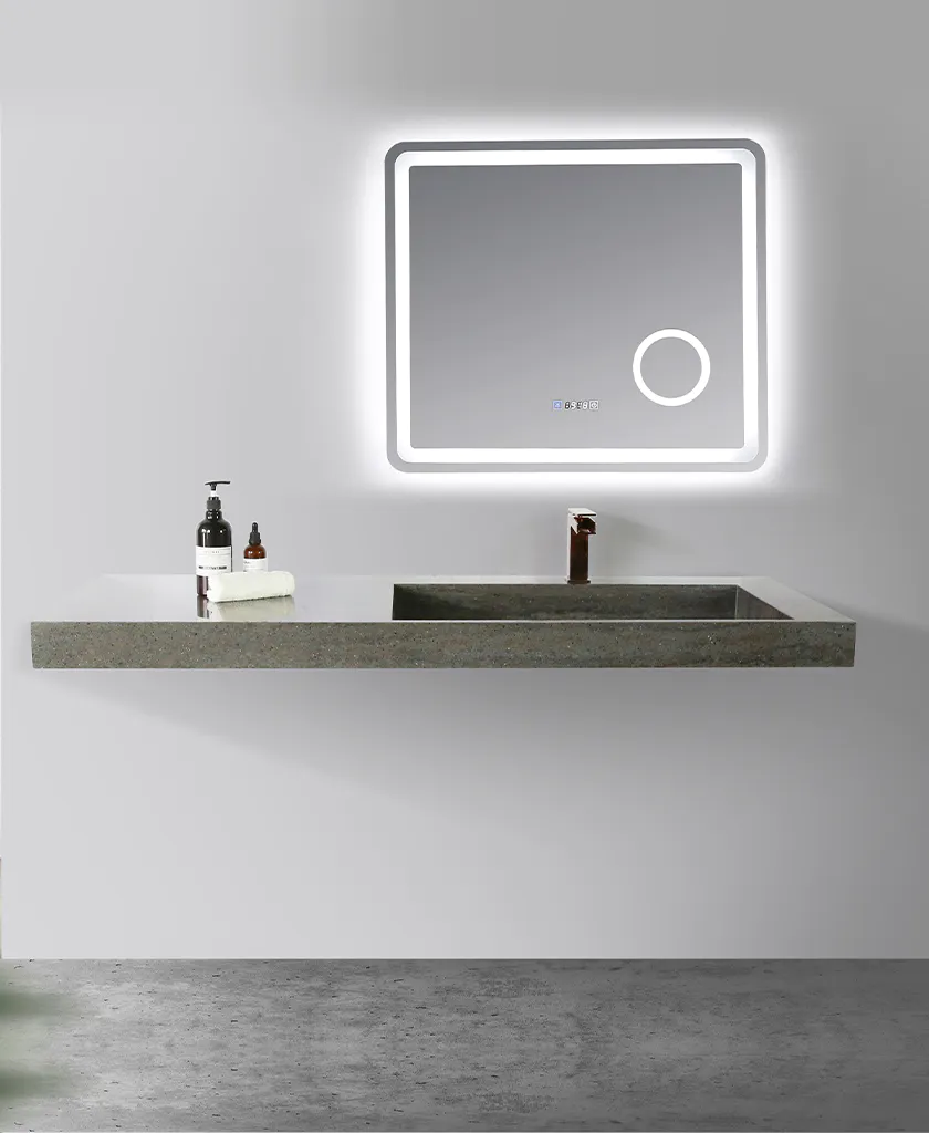 slope rectangular wall mount sink customized for home