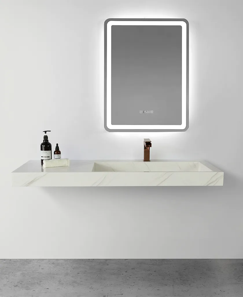 square small wall sink design for hotel