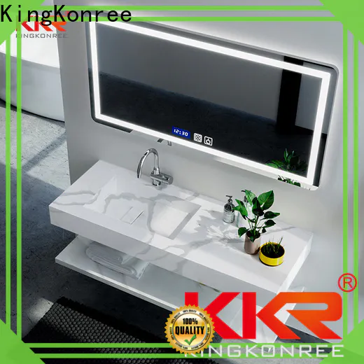 small basin cabinet with mirror manufacturer for motel
