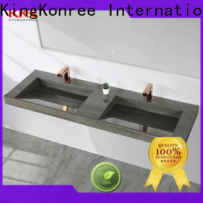 KingKonree pedestal sink wall bracket sink for toilet