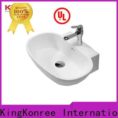 KingKonree excellent above counter vessel sink customized for hotel