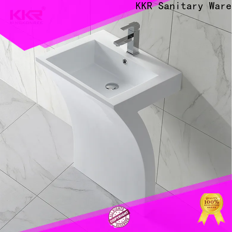 gel free standing wash basin factory price for bathroom