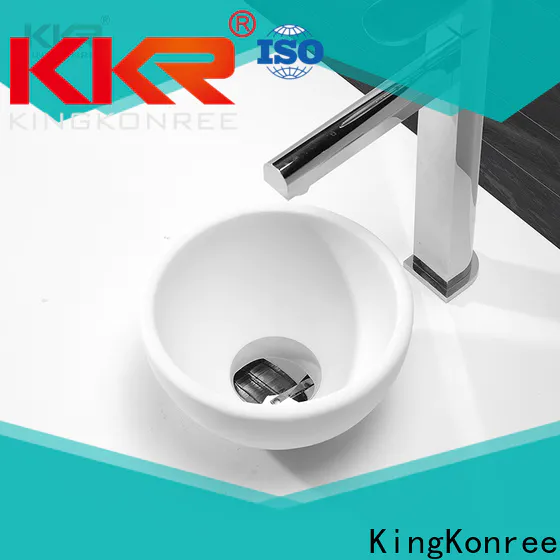 standard above counter vessel sink design for hotel