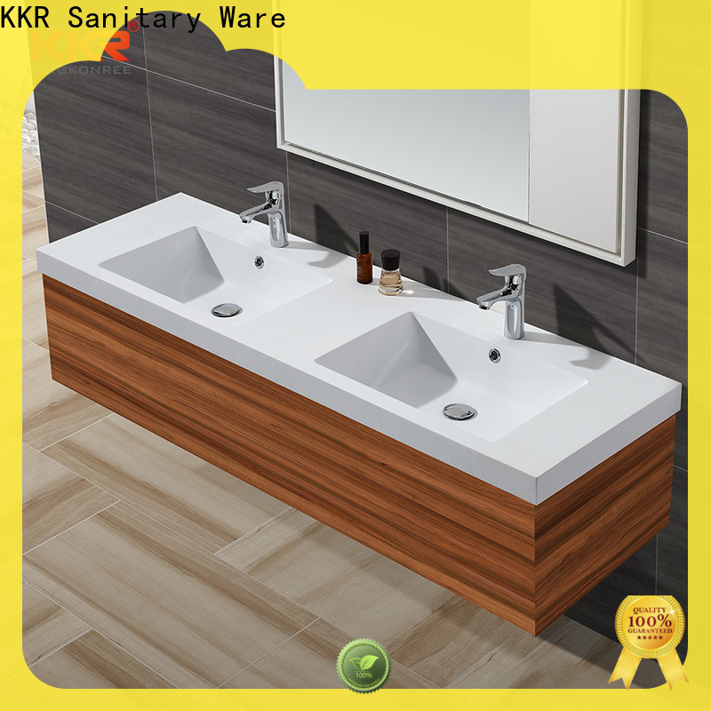 KingKonree royal countertop basin cabinet manufacturer for motel