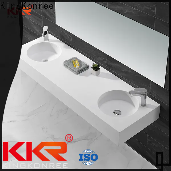 KingKonree wall hung washbasin supplier for home