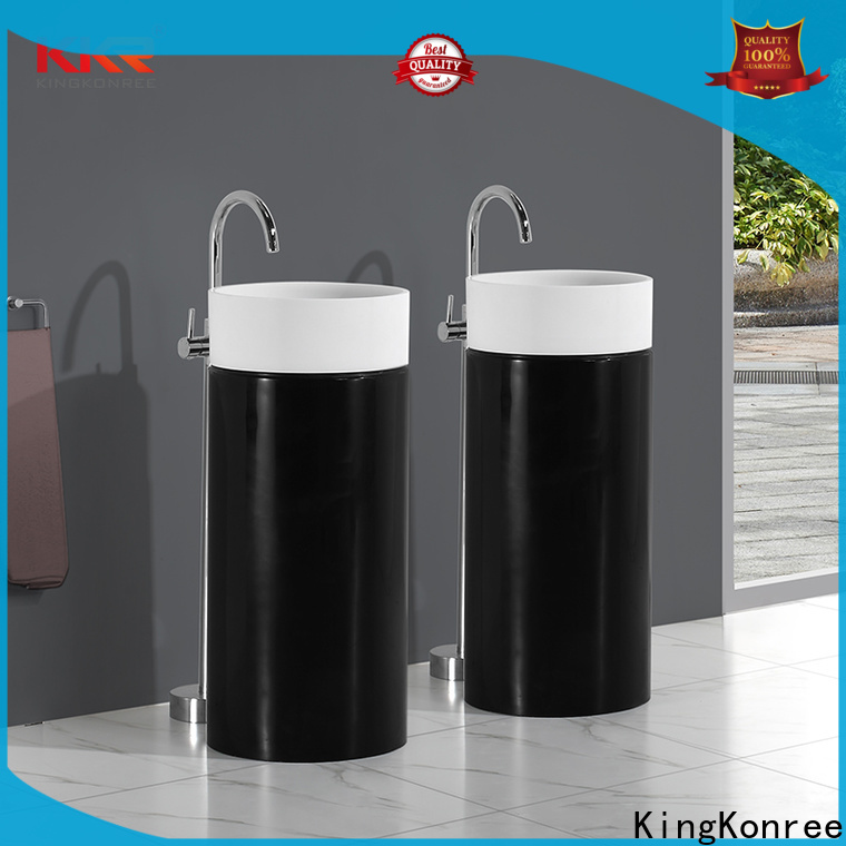 KingKonree pedestal sink manufacturer for home