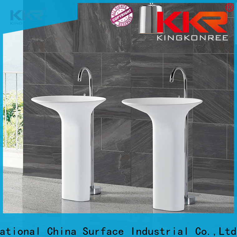 KingKonree bathroom sink stand customized for hotel