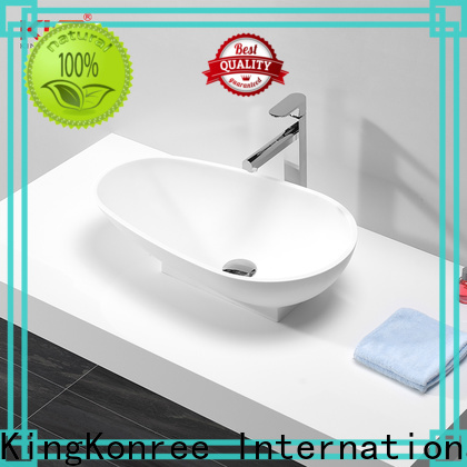 KingKonree black small countertop basin supplier for restaurant