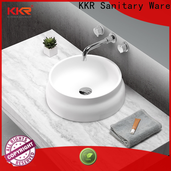 sanitary ware top mount bathroom sink supplier for room