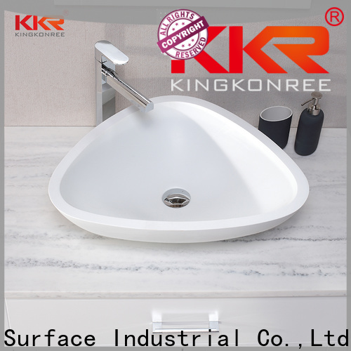 KingKonree black above counter vanity basin customized for hotel