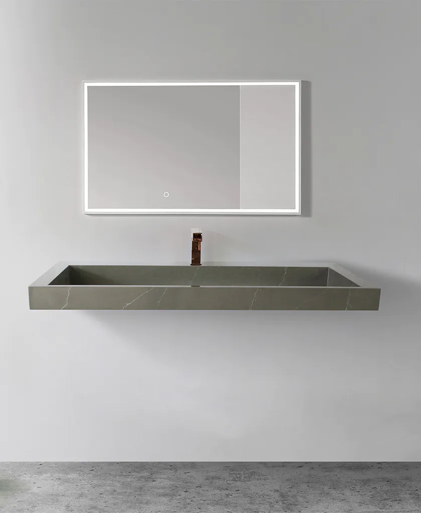 customized wall mount corner sink design for home