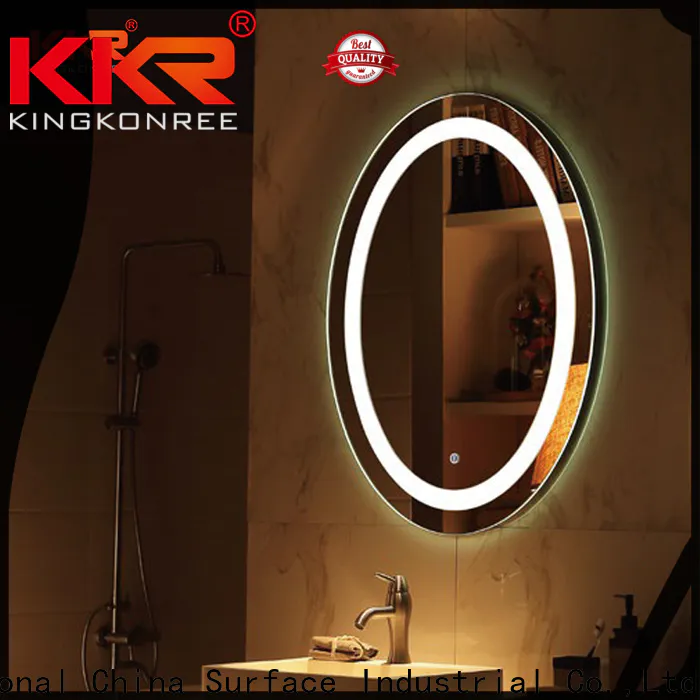 KingKonree royal unique bathroom mirrors manufacturer for toilet