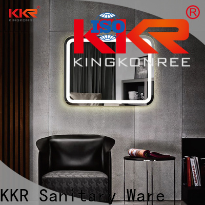 KingKonree led make up mirror customized design for hotel