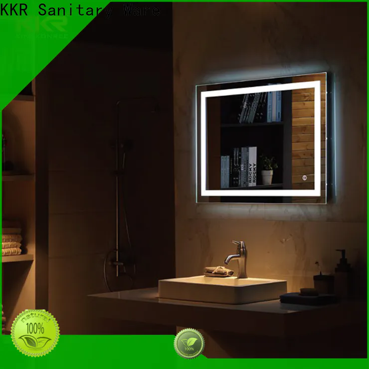 KingKonree mirror with led lights supplier for toilet