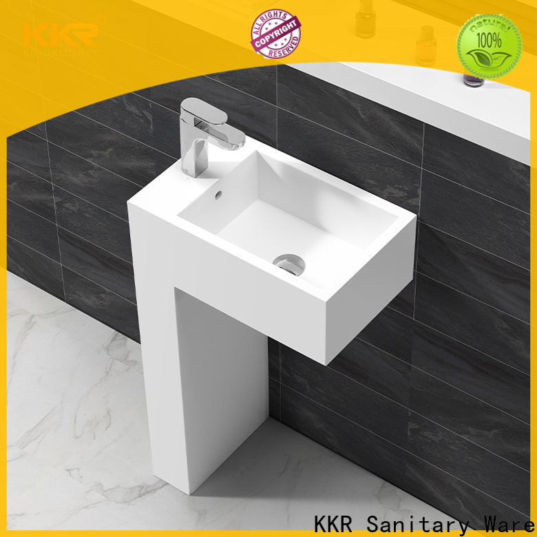 KingKonree marble basin stands for bathrooms design for hotel