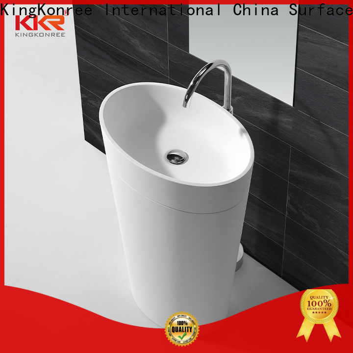 marble free standing wash basin design for home