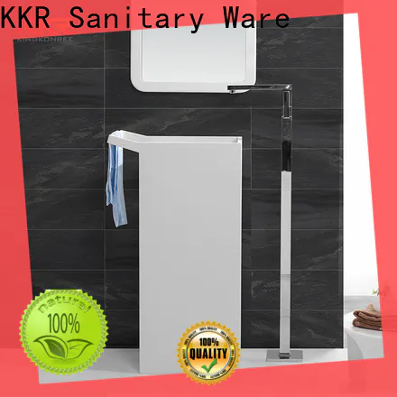KingKonree pan shape free standing wash basin manufacturer for home