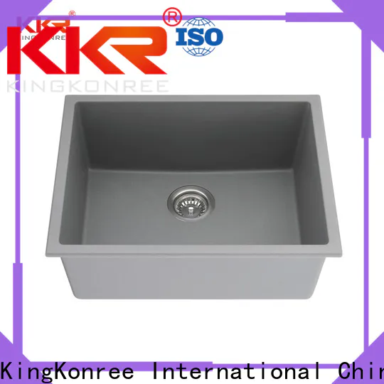 KingKonree reliable rectangular undermount bathroom sink customized for apartment