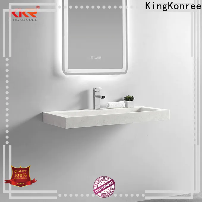 fancy small wall mounted basin supplier for hotel