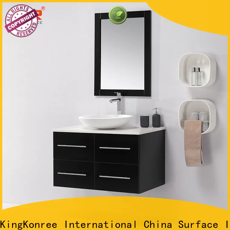 stable floating bathroom cabinet supplier for households