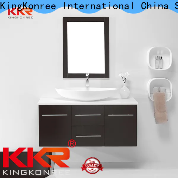 KingKonree sturdy basin with cabinet supplier for home