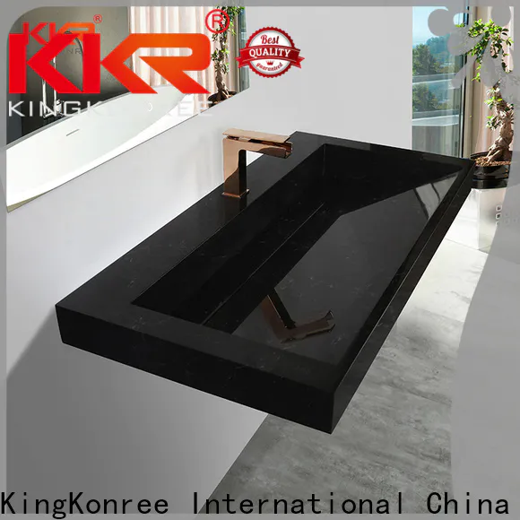 KingKonree marble marble wall hung basin manufacturer for hotel