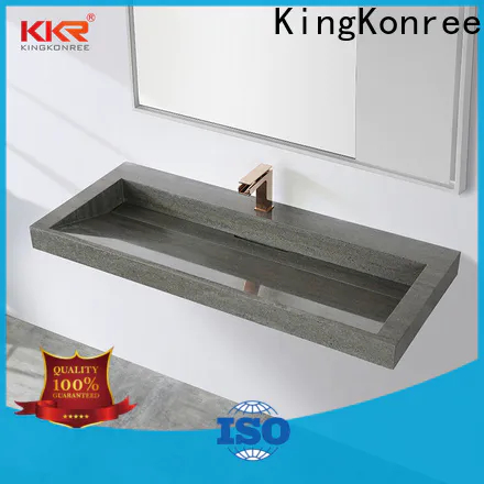 KingKonree bathware round wall hung basin manufacturer for home