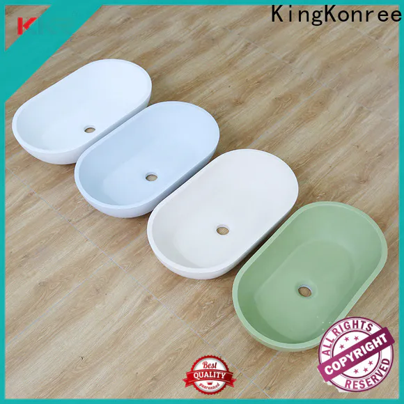 KingKonree durable above counter vessel sink at discount for hotel