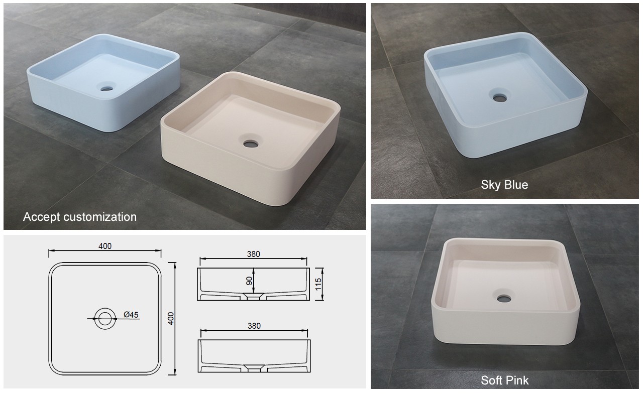 pure bathroom sinks above counter basins supplier for restaurant-7
