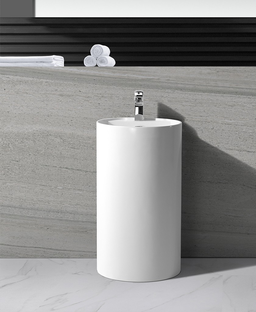 KingKonree resin freestanding vanity basins customized for home-1
