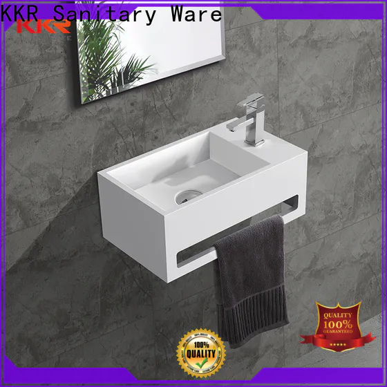 smooth wall mounted bathroom basin supplier for home