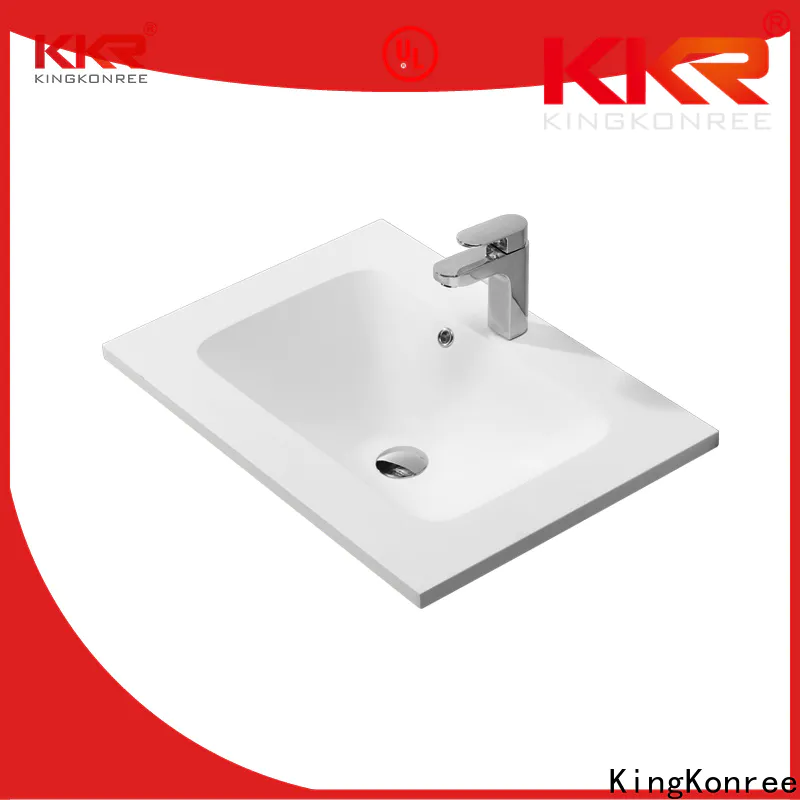 KingKonree acrylic bathroom basins and cabinets customized for bathroom