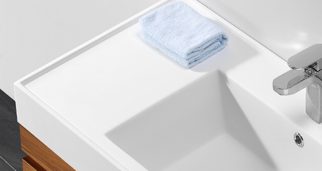 KingKonree rectangle sink basin with cabinet design for bathroom-2