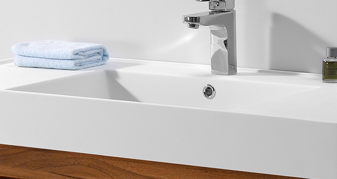 KingKonree rectangle sink basin with cabinet design for bathroom-3