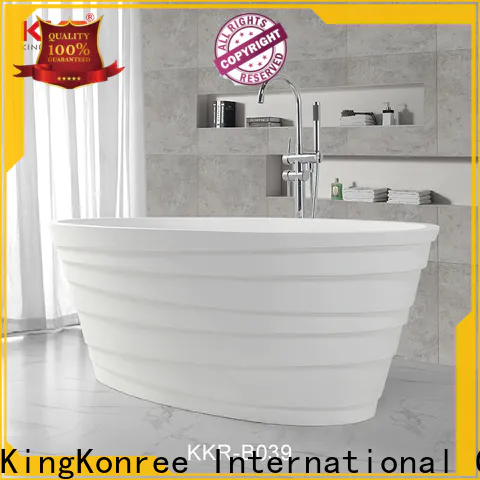 KingKonree solid surface freestanding tubs manufacturer for shower room