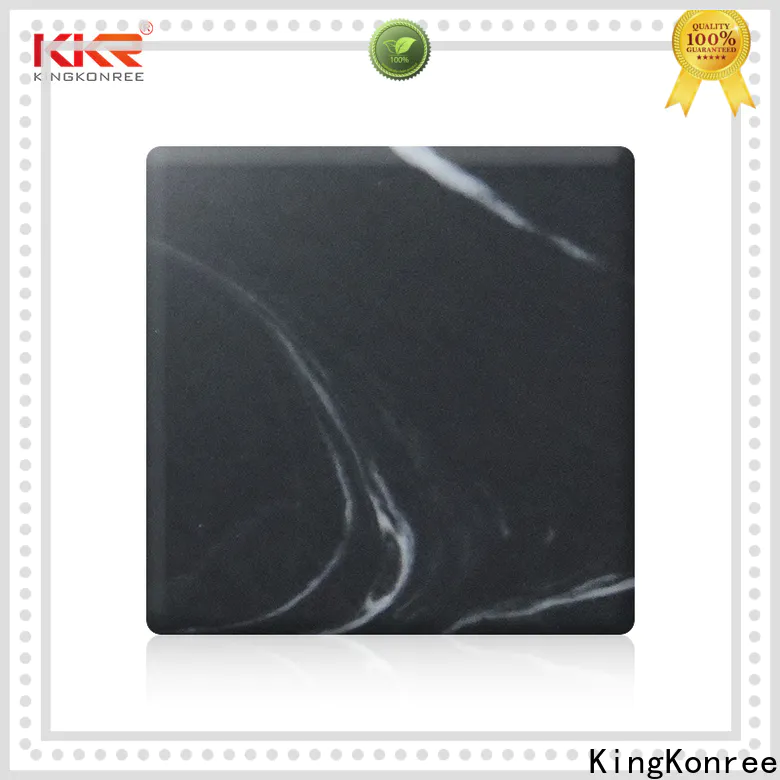 KingKonree grey acrylic solid surface design for hotel