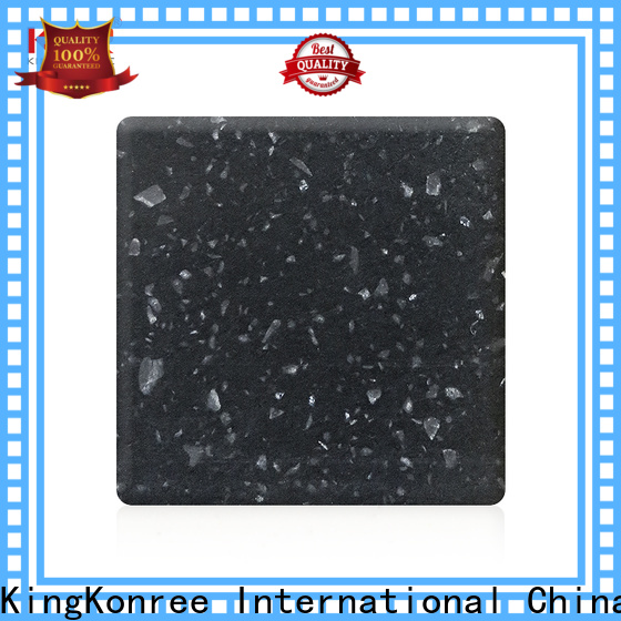 KingKonree grey acrylic solid surface supplier for hotel
